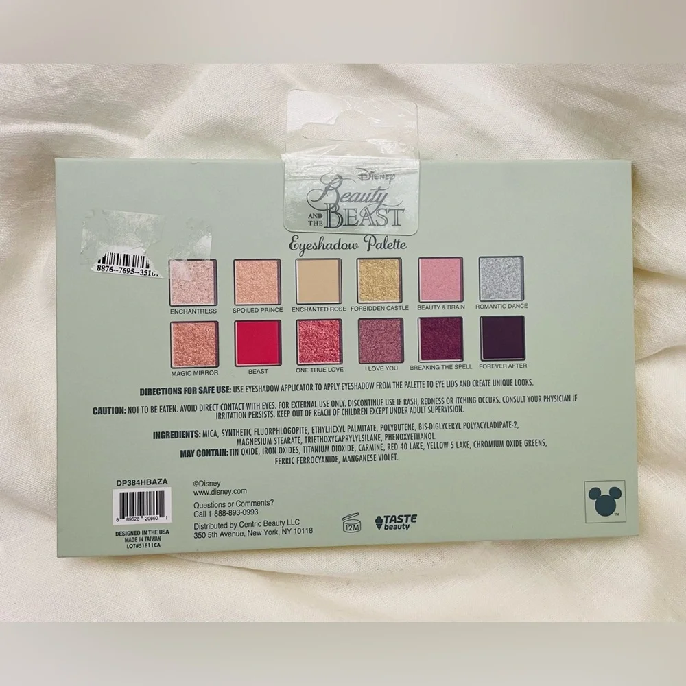 Taste Beauty’s Disney Belle Eyeshadow Palette